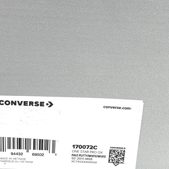 Converse One Star PRO Shoes Men’s Low Top Pale Putty Suede Size Sneakers 170072C - Picture 9 of 10